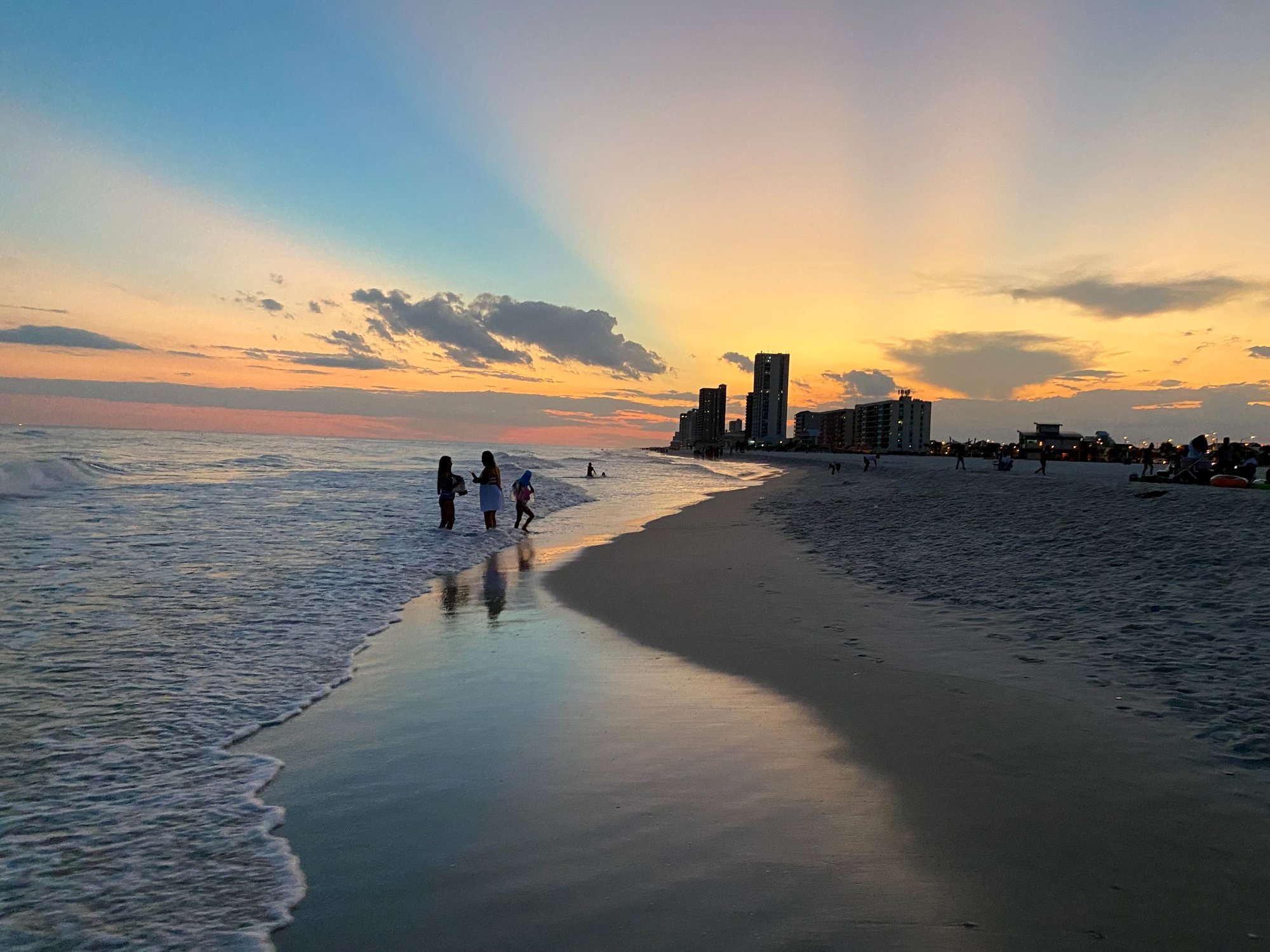 Gulf Shores sunset beach